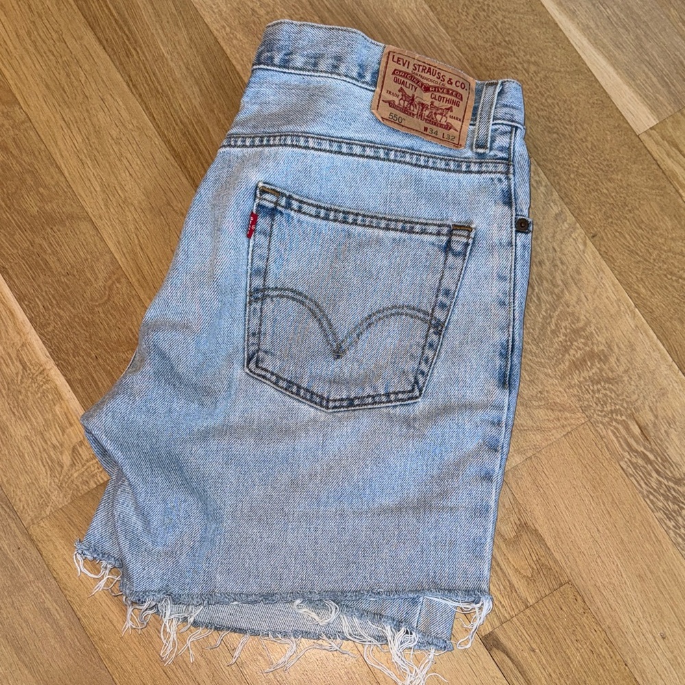 Levi's Light Blue Denim Jean Shorts